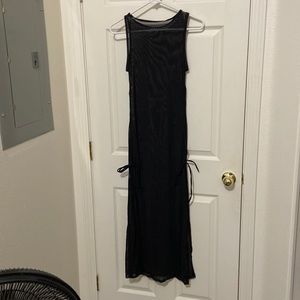 Shein mesh dress swimsuit cover size Large